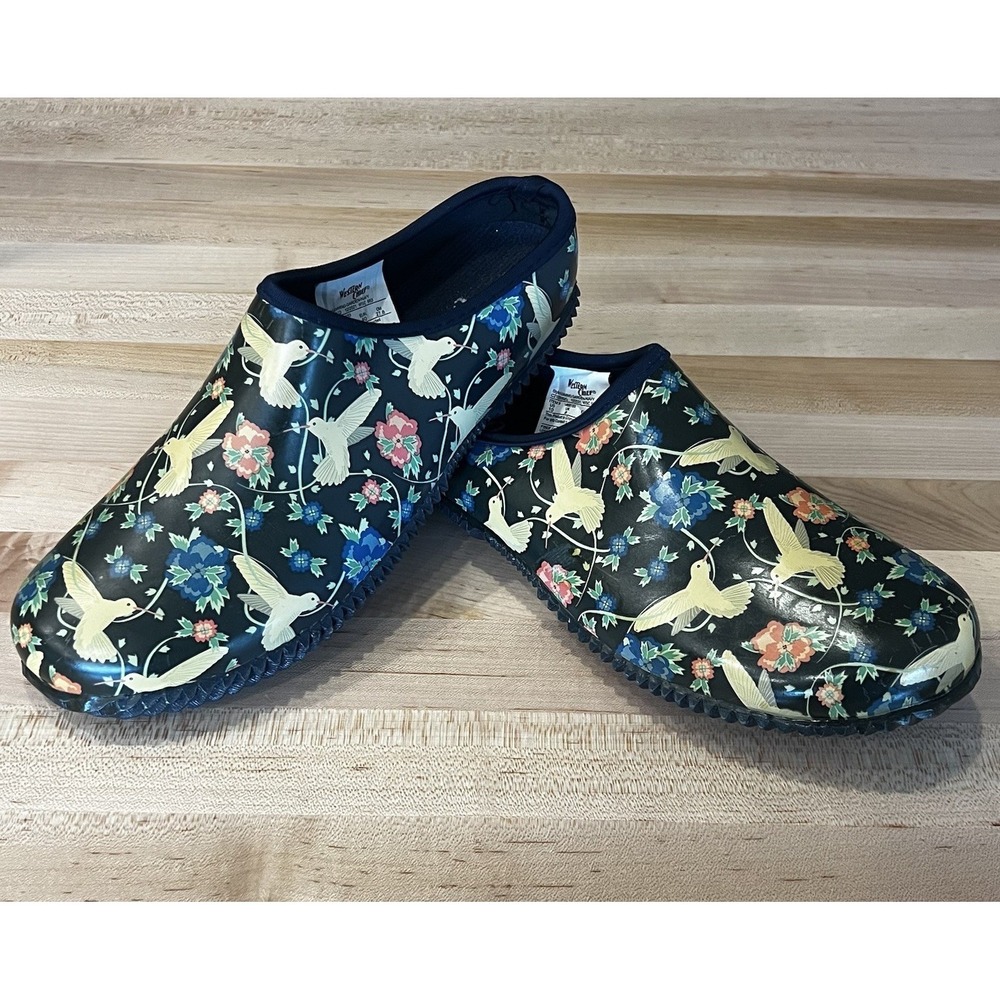 Western Chief Navy Hummingbird Clogs, Women's Size 10, Gardening, Outdoor